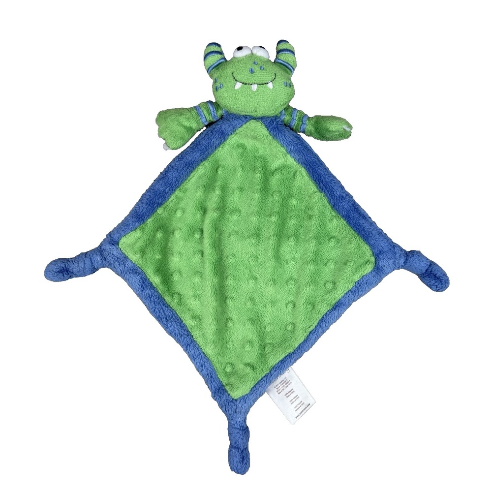 Koala Baby Blue Green Monster Lovey Plush Security Alien Blanket Toys R Us HTF